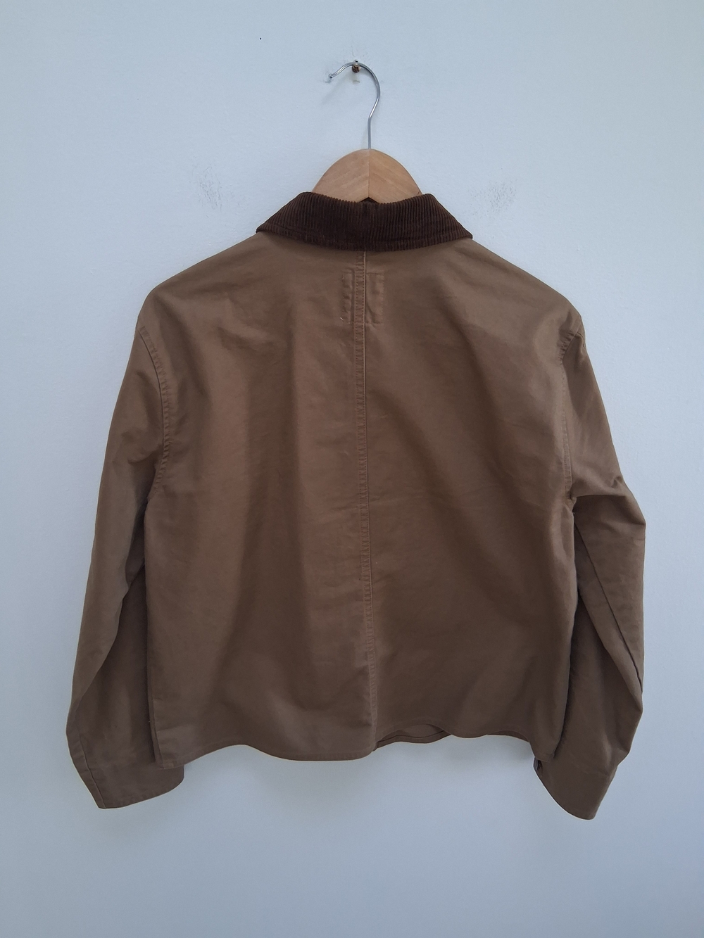 Thread & Supply Zola Barn Jacket Brown Medium Corduroy Collar Chore Utility Work - Picture 5 of 11